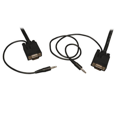 VGA High-Resolution RGB Coaxial Cable, Audio, 15-ft. | Tripp Lite