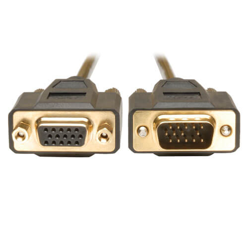 15 FT VGA SVGA MALE TO FEMALE MONITOR COMPUTER EXTENSION CABLE CORD