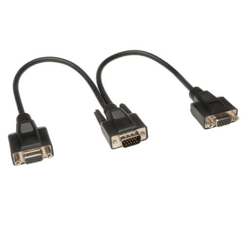 VGA Monitor Y Splitter Cable, High Resolution, 1-ft. | Tripp Lite