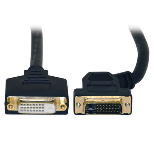 Digital Video Male to Female Extension Cable 24+1 AYA 3Ft DVI-D Dual Link 