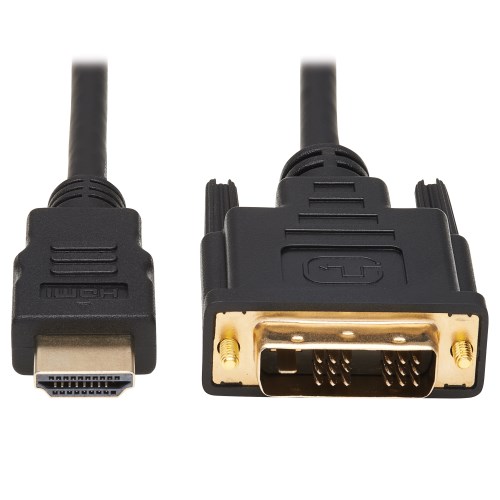 MMOBIEL High Speed DVI to HDMI Adapter Cable Gold Plated Connectors Supports all High Resolutions Monitors 3 ft / 1 m