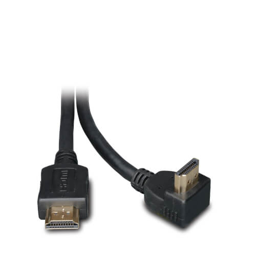 High Speed Hdmi Cable 1 Right Angle Connector 6 Ft Tripp Lite