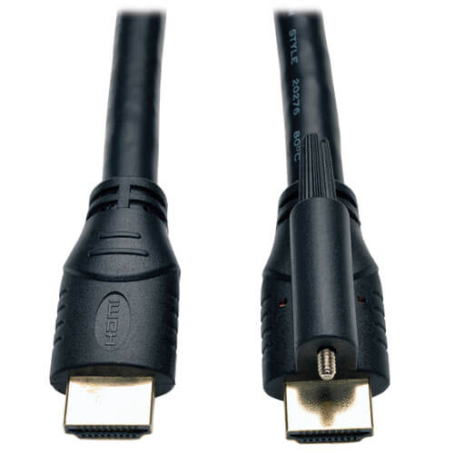 lechuga primero Peaje High Speed HDMI Cable, Locking Connector, UHD 4K, 15-ft. | Eaton
