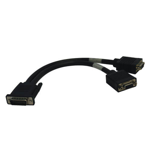 QTY10 Lot Hannstar DMS-59 Male To Dual VGA Video Adapter Cable Splitter 