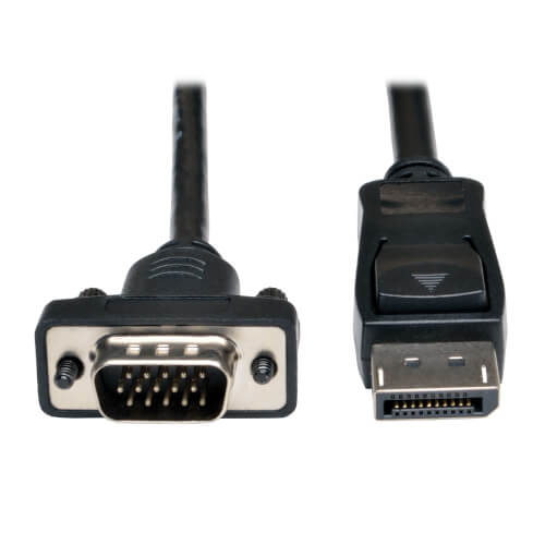 TRIPP LITE P581-006-VGA 6-Feet DisplayPort to VGA Cable Latches to HD-15 Adapter M//M