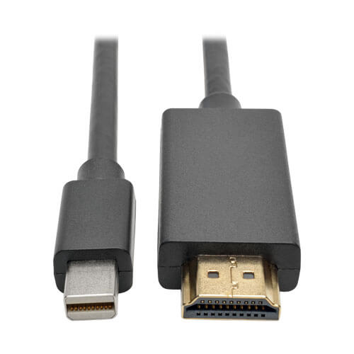 6 Feet Basics HL-007271 Mini DisplayPort to DisplayPort Cable 6 Feet & AZDPHD06 Mini DisplayPort to HDMI Cable