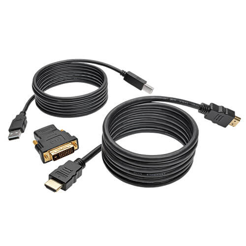 HDMI/DVI/USB KVM Cable Kit, 6 ft. | Tripp Lite