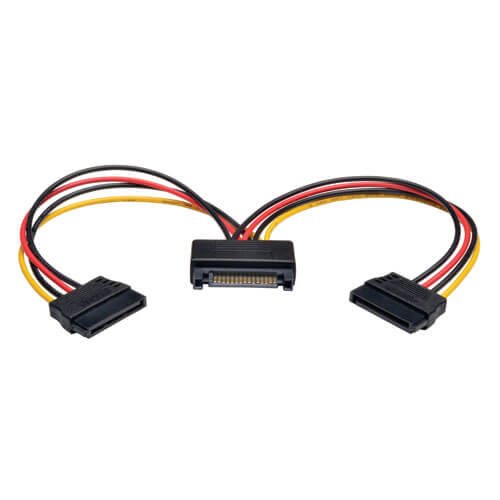 JQ_ CO_ 4Pin 1 to 5 IDE 15Pin SATA Hard Drive Power Supply Splitter Cable Cord