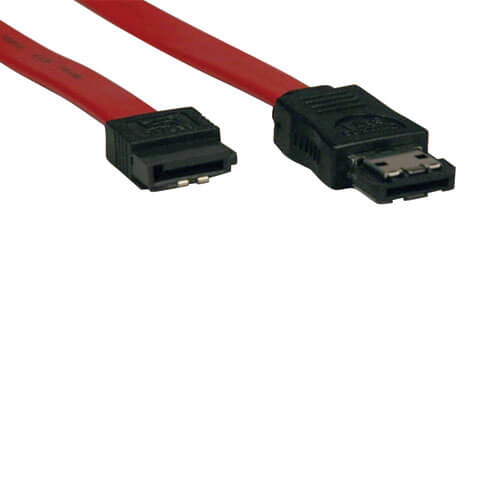 60cm Long eSATA Cable External Serial ATA/SATA/SATA2 Shielded Cord Wire NK-Shopping Color: as shown Lysee Data Cables