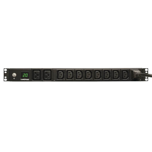 Tripp Lite 1.9kW Single-Phase ATS / Switched PDU with LX Platform Interface 2 L5-20P / 5-20P 12ft 120V Inputs 1U Rack-Mount PDUMH20ATNET 16 5-15/20R TAA 120V Outlets 