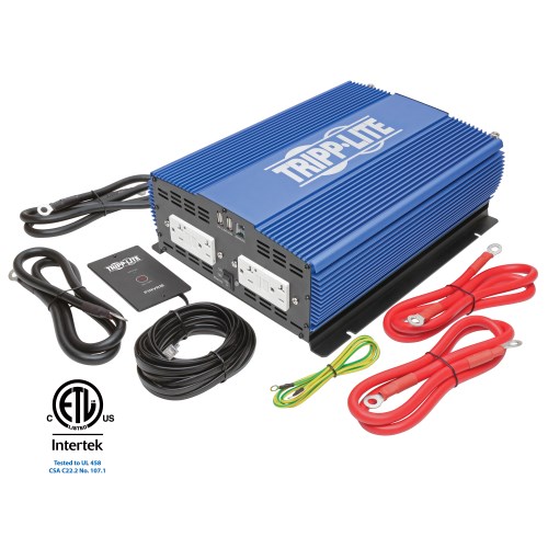Tripp Lite Pv-200 12v DC to AC Power Inverter 200 Watt W/ Cables for sale online 