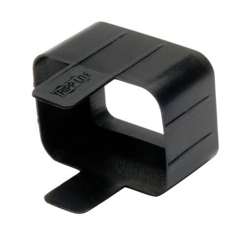 Black 100 Pack Tripp Lite PLC19BK PDU Plug Lock Connector C20 Power Cord to C19 Outlet 