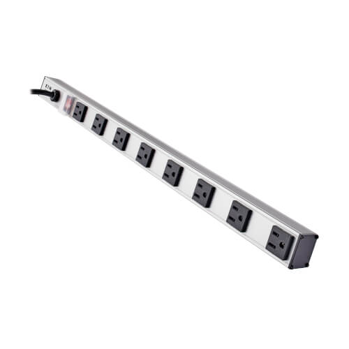 Certified 6-Outlet Power Bar, 3-ft cord, White