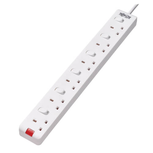 Multiple Power Strip Outlets Electrical Plug Socket Individual Switched 6 13A
