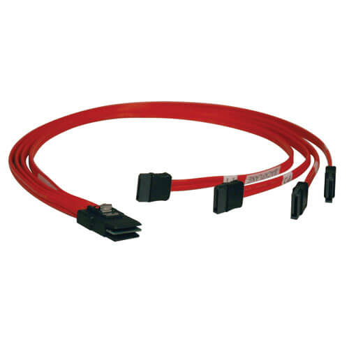 to mini-SAS SFF-8087 0.5M Tripp Lite Internal SAS Cable S506-18N SFF-8087 18-in. mini-SAS 