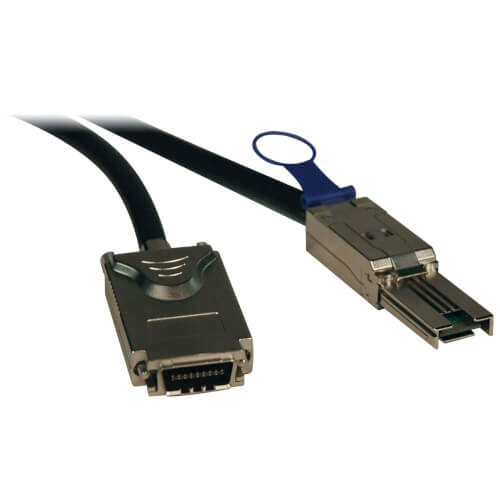 CY External Mini SAS 4X SFF-8088 to Mini SAS High Density HD SFF-8644 Data Server Raid Cable 50cm 