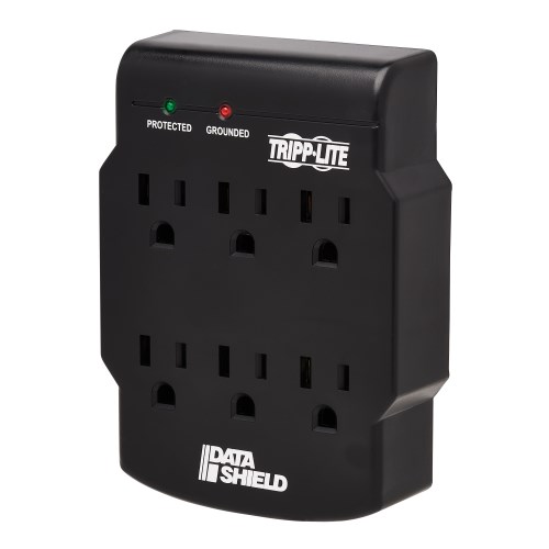 Tripp Lite SPIKECUBE Surge Protector Wallmount Direct Plug in 120V 1 Outlet 600 Joule 