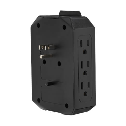 Surge Protector, 6 Outlet, 490 Joules, Direct Plug | Eaton