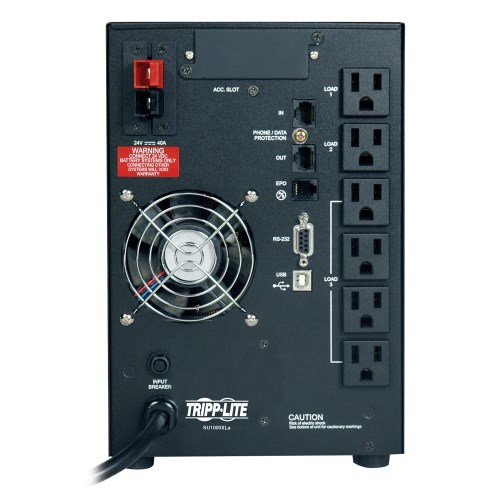 SmartOnline 120V 1kVA 800W Double Conversion UPS Tower Extended 