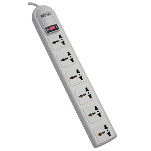 Surge Protector, 6 Outlet, 750 Joules, German/French Plug | Tripp Lite