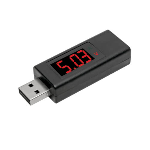 0-3A USB Stromspannungs Kapazitätsprüfgerät 4V-30V Mini USB Stromspannungs Kapazitätsprüfgerät Simultane LCD Anzeige Spannungs Tester 