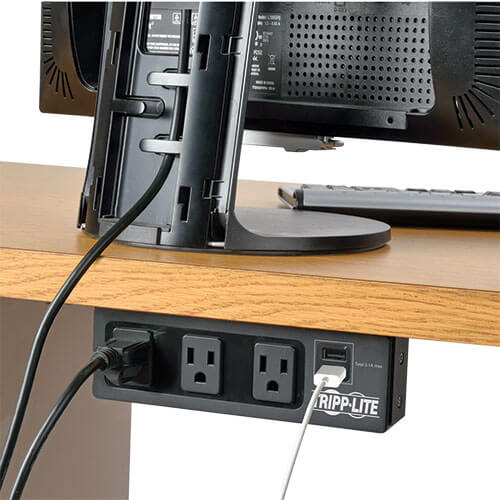 Details about  / 10ft Extension Cord Surge Protector Power Strip Tower with 8 Outlet 4 USB Switch