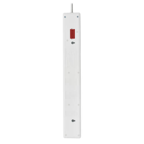 Tripp Lite by Eaton – Outlet Surge protector – TLP6B18 – 6 British BS1363A  outlets – 1,8m Cord - White