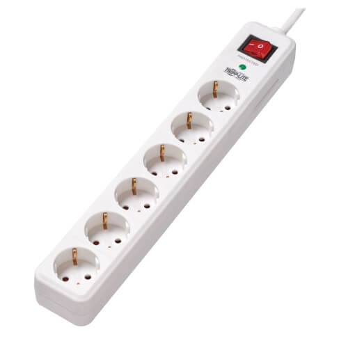 Surge Protector Power Strip Plug 6 Outlet Computer Extension Cord Heavy Duty New 