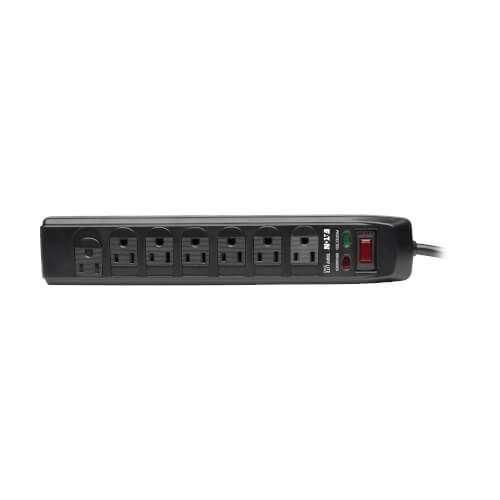 Surge Protector, 7 Outlet, 1440 Joules, 6-ft Cord | Tripp Lite