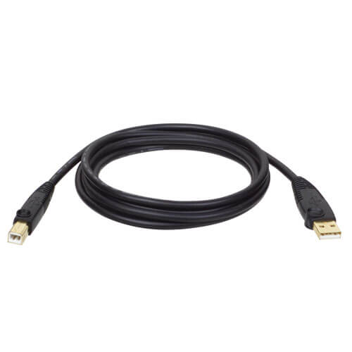 6Feet/1.83Meters 4Packs Hi-Speed USB 2.0 A-Male to B-Male Cable w/Ferrite Core 