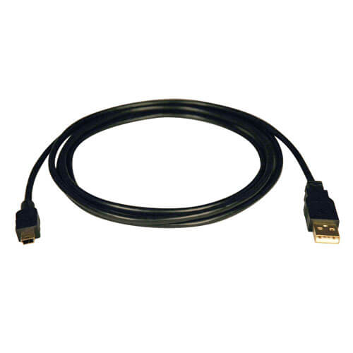 Right-Angle 3m DeLOCK Cable USB 2.0-A  USB Mini 5-Pin 