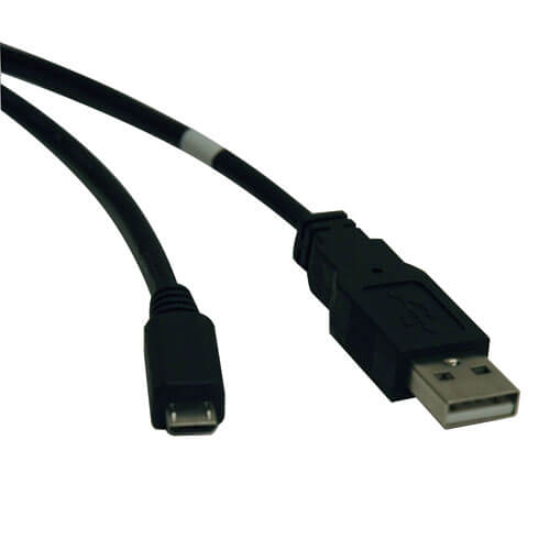 micro USB 2.0 Type B Male to micro USB 2.0 Type B Female pass-through breakout 