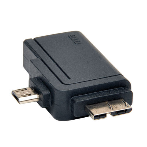 Micro-USB to USB 2.0 Right Angle Adapter for High Speed Data-Transfer Cable for connecting any compatible USB Accessory/Device/Drive/Flash/and truly On-The-Go! Black OTG Micromax A310 