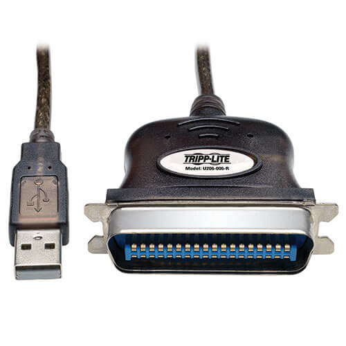 TRPP606010 10ft. PC/MAC IEEE 1284 Gold Parallel Printer A B Cable Category: Surge Suppressors 