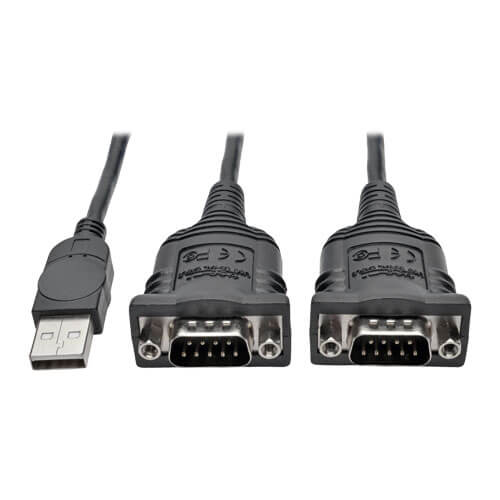Comandante Incitar Independencia 2-Port USB-A to DB9 Serial Adapter Cable, 6-ft. | Eaton