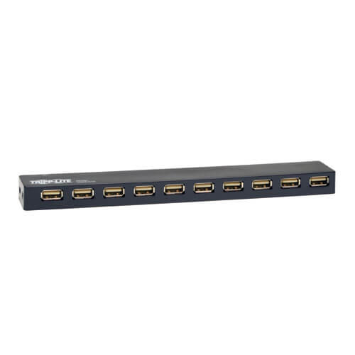 10-Port USB 2.0 Hub, 500mA per port | Tripp Lite