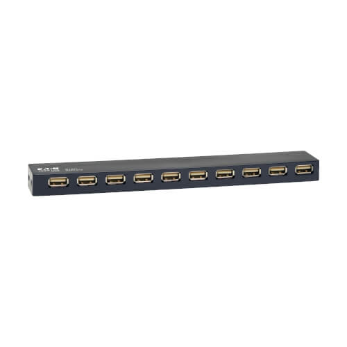 10-Port USB 2.0 Hub, 500mA per port