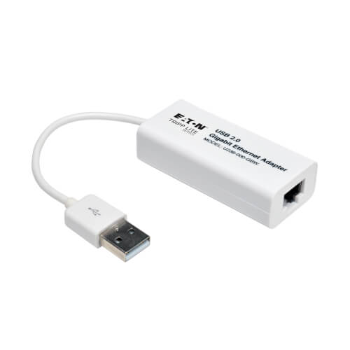 USB (3.0) Type-A to Gigabit Ethernet (RJ45) Network Adapter - White