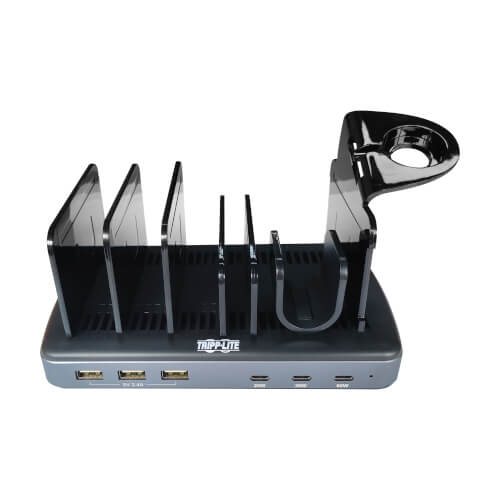 Cargador USB C Multiple, 160W GAN 6-Port Cargador Carga Rapida con LED  Display, Estación de Carga USB C mit 3 USB-C y 3 USB-A PPS PD 3.0 Charger  für MacBook Pro iPh0ne