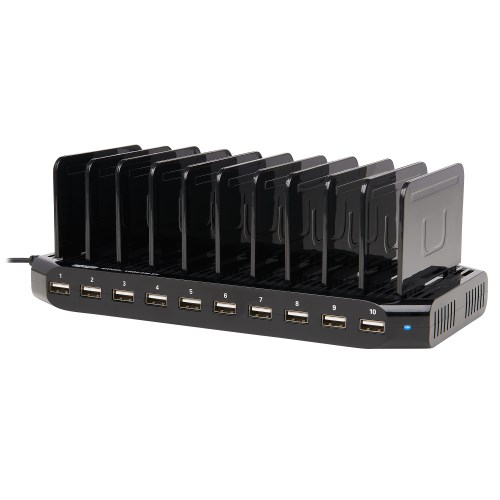 10-Port USB Charging Station, 12V 8A 96W USB, Output | Tripp Lite