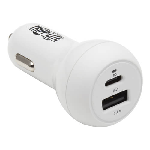 Color : Silver, Style : White light Zesion USB Car Dual Charger QC3.0 Quick Charger 30W Aluminum Alloy Waterproof USB Port Charger For Phone GPS