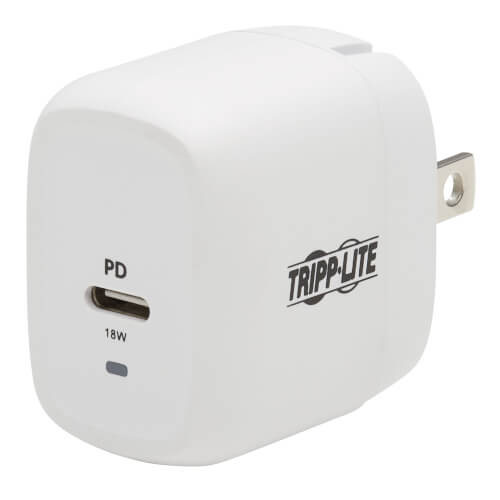 Quick Charge 3.0 Z981 Wall Charger USB Type-C Data Cable 18W. White 