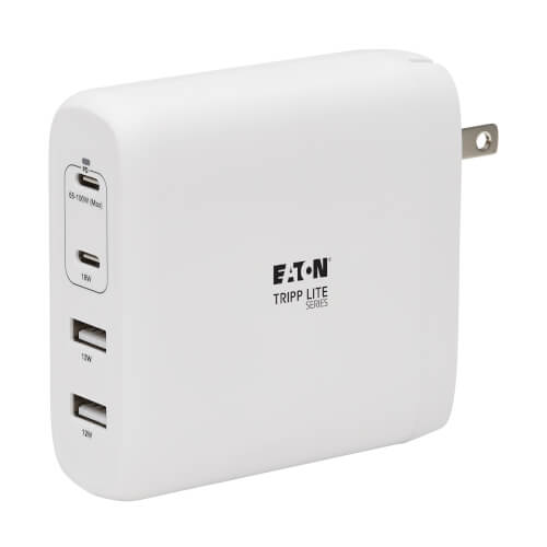 thumbnail image 2 of My Cable Mart KP-4U 4-Port USB Charger – 10A Quick Charge With USB Type-C (110v/5v) – Charging Dock 2 of 6