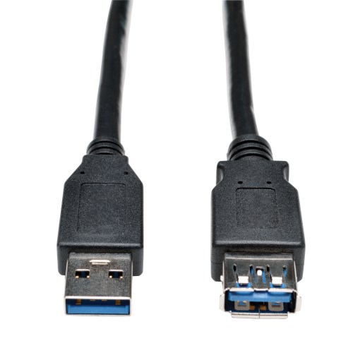 EFB-Elektronik USB 2.0 Extension Cable A-A Male Socket 1.0 m Black Classic