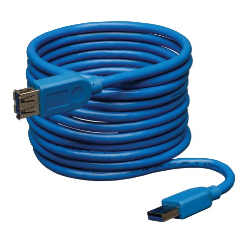 10Ft USB 3.0 A Male TO A Female Extension Cable Super Speed Blue Color CorHFB$ 