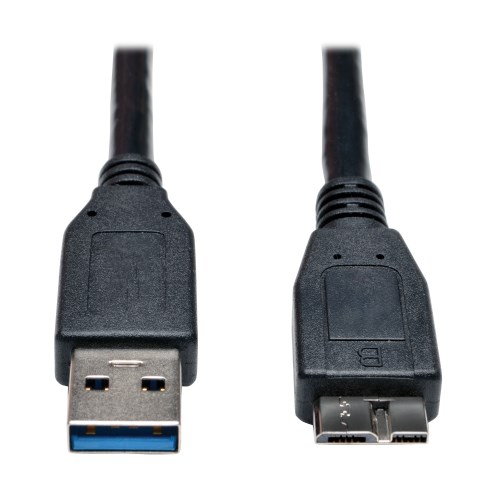 U326-001-BK-10 front view large image | USB Cables
