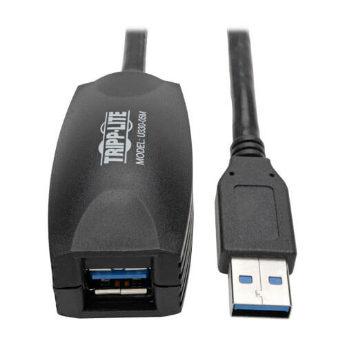 Cable de extensión activo USB 3,0 con amplificador de señal, extensor USB  3,0 de 10M y 5M con alimentación para PC y portátil