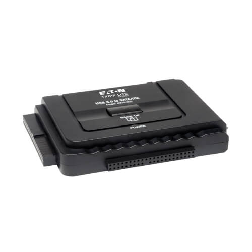 USB 2.0 to SATA 40 & 44-Pin IDE 3-in-1 w/ One-Touch Backup Hard Drive Adapter