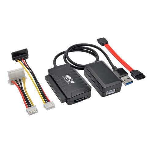 USB 3.0 to SATA IDE Hard Drive Adapter USB 3.0 Compatible with USB 2.0 USB 1.1 Converter with 12V 2A Rate up to 6Gbps 