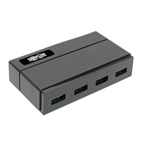 4-Port USB 3.0 Hub for Data, USB Charging | Tripp Lite